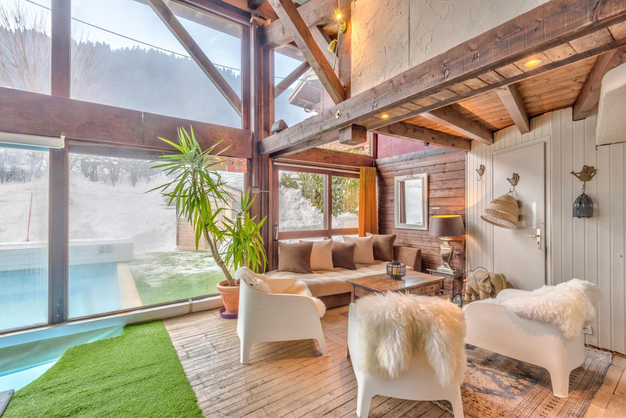 Hotel La Chaumiere Morzine Buitenkant foto